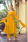 Gulmohar By Ossm Mal Chanderi Kurti With Bottom Dupatta Suppliers In India